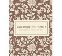Daily Productivity Planner: Undated Goal Setting & Habit Tracker Journal