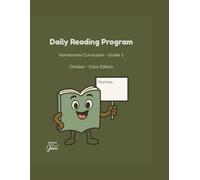 Daily Reading Program: Homeschool Curriculum - Grade 1 October - Color Edition (Daily Homeschool Program - Grade 1)