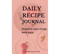 Daily Recipe Journal: Large Print Blank Cookbook for Home Cooks - Track Ingredients, Instructions, and Ratings - 100 Recipes Space