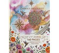 Daily Reflections Journal: 8.5" x11" Ruled pages with unique Motivational Quotes in 160 pages for Self-Growth & Mindfulness: A Guided Ruled Notebook ... Clarity, Confidence & Positive Thinking