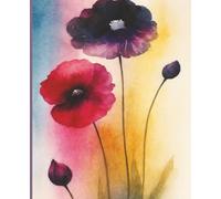 Daily Reflections Journal: A Cute Watercolor Flowers Journal for Prayer, Gratitude & Devotional Writing: Wide-Ruled Notebook for School and Everyday ... x 9.25 • 120 Pages for Kids, Teens & Adults