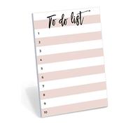 Daily Ritmo Small to-Do List Notepad Large Sticky Note Pastel Color Peach 50 Pages 10x15 cm