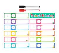 Daily Routine Chart for Children - PVC 28.5 x 6 cm Chařt | Kidš Responsibility Board, 12 Cards, Speech , Learning in the Classroom, Visual Schedule for Children | Home, School