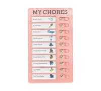Daily Routine Chart Time Management Board Kids Study Schedule Daily Chore Chart 12x20cm Visual Schedule Board Study Planner for Children