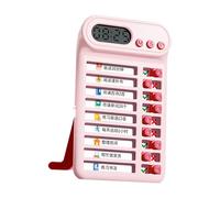 Daily Routine Chart Time Management Board Kids Study Schedule Daily Chore Chart 7.5x12.5cm for Scheduling Children Discipline Tracking Board