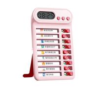 Daily Routine Chart Time Management Board Kids Study Schedule Daily Chore Chart 7.5x12.5cm for Scheduling Travel Study Companion