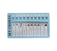 Daily Routine Chart Visual Schedule Board for Kids Toddler Time Management Daily Chore Checklist Study Planner for Children