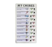 Daily Routine Table for Kids Daily Chores Table Educational Visual Planning Table 12 x 20 cm for Activity Management Control Card
