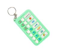 Daily Schedule Keyring Chore Chart Keychains Elderly Reminder Board Car Keychain Daily Plan Keyrings Reminder for The Elderly Chore Chart Keychains