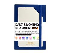 Daily Schedule Planner 2025 - A5 Planner Notebook for Time Management Weekly Agenda Calendar Organizer 180 Sheets for Making Plans Goal Setting Notes Appointments Work School Personal Life Organizatio