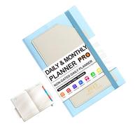 Daily Schedule Planner 2025 - A5 Planner Notebook for Time Management Weekly Agenda Calendar Organizer 180 Sheets for Making Plans Goal Setting Notes Appointments Work School Personal Life Organizatio