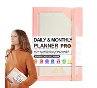 Daily Schedule Planner, 2025 Planner Notebook, Time Management Planner, Weekly Agenda Planner, A5 Planner Notebook, Calendar , Planner for Plans, 180 Sheets Planner, Weekly Time Management