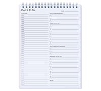 Daily Shedule Planner Half-Hourly Appointment Planner Personal Organizer with Work To-Do List, Priorities, 105 Days for Productivity Planner, No Bleed Everyday Planner, Daily Schedule, 6.5 x 9.8
