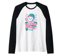 Daily Shitstorm Survivors Club Raglan Baseball Tee