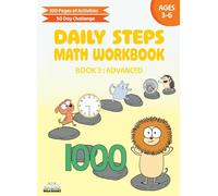 Daily Steps Math Workbook - Book 3: Advanced | Pre-K / Preschool / Kindergarten | Ages 3-6