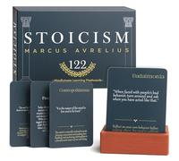 Daily Stoic Quotes - Stoicism Cards with Wooden Stand