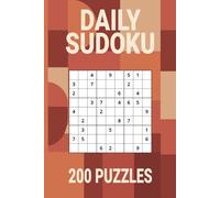 Daily Sudoku Puzzle Book: 200 Easy to Read Sudoku Puzzles From Very Easy to Hard, Daily Sudoku, Beginner Sudoku, Advanced Sudoku | 6x9 inches, 2 ... Holidays, Journeys or as a gift (Sudoku Rise)