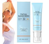 Daily Sunscreen | Hydrating Face Sunblock Cream SPF 50 - Gentle Long-Lasting Sunscreen Makeup Setting Accessories for Hiking Running Backpacking Fishing Walking
