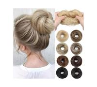 Daily Synthetic Messy Dount Hair Buns Tousled Updo Chignon Elegant Pieces with Elastic Band Hairpieces(12H24)