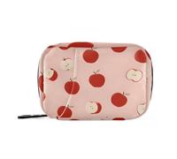 Daily Tablet Pill Organiser Weekly Pill Box 7 Day Apples Red Fruit Pattern Travel Small for Medicine Vitamin Supplement