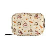 Daily Tablet Pill Organiser Weekly Pill Box 7 Day Hamster Fall Cute Travel Small for Medicine Vitamin Supplement