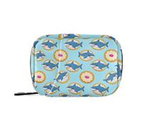 Daily Tablet Pill Organiser Weekly Pill Box 7 Day Sharks Biscuits Travel Small for Medicine Vitamin Supplement