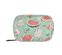 Daily Tablet Pill Organiser Weekly Pill Box 7 Day Watermelon Hamster Travel Small for Medicine Vitamin Supplement
