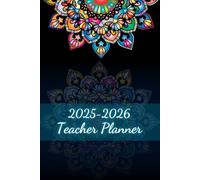 Daily Teacher Planner 2025-2026: A5 Lesson Book with Timetables, 6"x9", 408 Pages for the Academic Year, (August to July).