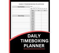 Daily Timeboxing Planner (8.5 x 11 Inches): Time Blocking Schedule for Productivity & Task Management