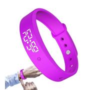 Daily Timer Organizer - Bracelet with Vibrating Alarm Clock, ABS Silicone, Discreet, Multialarm, Delicate Vibration | Timer for Scheduling, Activity Management, Medication Reminder