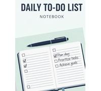 Daily To-Do List Notebook: 8.5" x 11" Productivity Planner, 120 Pages for Task Management, Goals & Habits