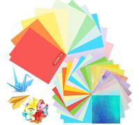 Daily Treasures 250 Sheets Origami Paper Set,21cm×29cm / 15cm×15cmDouble Sided Colour Origami + Iridescent Glitter Origami Paper Arts and Crafts,Handmade for DIY