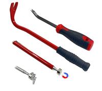 Daily Treasures 3Pcs Nail Pullers Set, Multi-Functional Nail Extractor Tool, Adjustable magnetic suction rod and Heavy-Duty Nail Puller Pry Bar for Removing Nail and Staple on Furniture, Floor, Wooden