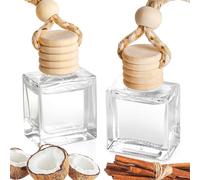 Daily Unisex Mahogany Coconut Car Air Freshener Hanging Scents Air Fresheners Car Diffuser Accessories