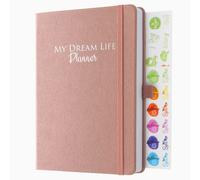 Daily, Weekly & Monthly Life Planner Perfect for 2024 to Help You Achieve Your Goals and Increase your Productivity, A5 Hardcover Undated 6 months Diary with Stickers & Gift Box