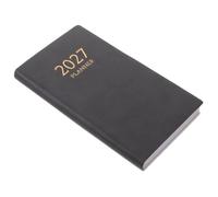Daily Weekly Planner 2027 Academic Calendar A6 Black Pocket Notebook