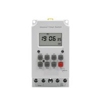 Daily Weekly Programmable Digital Time Switch 25A 30A 110V 220V AC Automatical Miniature Timer Control for Electronic Appliance 1Pcs(30A 110V)