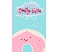 Daily Win: Amazon simple daily planner to boost productivity, crush goals, and master your time | beautiful Notebook, empty, colorful | To Do Journal 120 Sheets Pattern