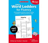 Daily Word Ladders for Fluency for Ages 6 to 7