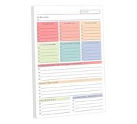 Daily Work Notepad - A5 Undated Planner Notebook, Daily Task Scheduling Pad, Productivity Time Management Tool, Student Freelancer Study Supply, Home Office Planning For Professional Use