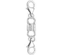 Dailyacc 925 Silver Double Lobster Magnetic Necklace Clasps and Closures Safety Sterling Silver with 14K Gold Jewelry Converters for Bracelets Chain Extender