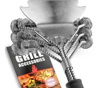 DailyAdorn Grill Brush, Grill Cleaning Brush Stainless Steel Scraper - Safe Grill Brush - 43cm Stainless Steel Grill Grate Cleaner - Safe Grill Accessories for Porcelain, Weber, Gas and Charcoal