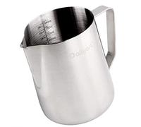 Dailyart Milk Frother Jug 900ml/30fl.Oz. 304 Stainless Steel Metal Milk Jug for Coffee Machine - Coffee Accessories Barista Milk Steamer Jug for Latte Cappuccino