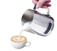 Dailyart Milk Frothing Jug 600ml/20oz Milk Jug with Thermometer