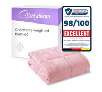 Dailydream Children's Weighted Blanket, 90 x 120 cm, 2.5 kg, Pink, 100% Polyester Fleece