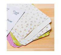 Dailylike Set of 6 Assorted Printed envelopes with Labels Vol. 1 Bouquet 16.5 x 25 cm. 3 Models, 2 envelopes per Model