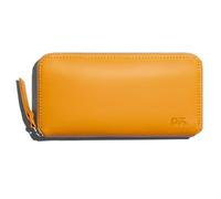 DailyObjects Chrome Yellow Vegan Leather Women's Classic Zip Wallet | Made with PU Leather Material | Carefully Handcrafted | 20 Slip Pockets for Cards | Slim and Easy to Carry in Bag, Chrome Yellow