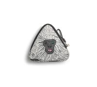 DailyObjects Easy Triangle Pouch | Crafted using Soft-Touch and Water-Repellent Polyester | Polyfill Cushioning Assures Scratch-Free Security | Comes with an O-Ring to Attach Keys, Charms or Wristlets