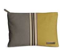 DailyObjects Olive & Mustard Jumbo Stash Pouch, Multi-Colour, Travel Accessories, Multi-Colour, Travel Accessories