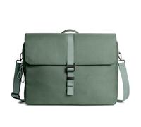 DailyObjects PET Crossbody Mantle Messenger Bag I Shoulder HandBag For Men & Women | 100% Recycled Fabric | Fits any Laptop Upto 16 Inches | Travel Bag With Trolley Sleeve & Detachable Strap, Kelp